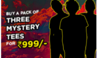 Buy A Pack Of 3 Mystery Pack Tees @ Rs.999 Only