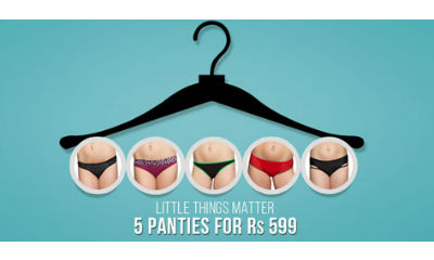 Buy Any 5 Panties at Just Rs.599