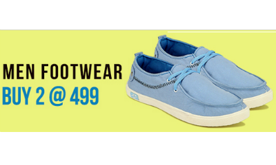 Buy Any two Pair Of Shoes only At Rs.449