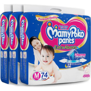 Mamy Poko Pants Diapers M 222 Pcs