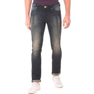BuySkinny Fit Dark Wash Jeans At Rs.1450