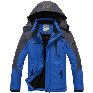 Men's Winter Inner Fleece Waterproof Jacket