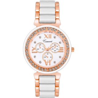 Camerii Women White Analogue Watch at 60% off