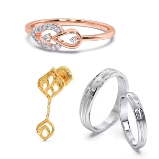 Gold & Diamond Jewelry under Rs.20000 + Upto 40% off making charges