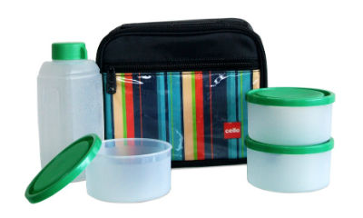 Cello Go 4 Eat Green Lunch Pack (3 Containers)