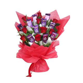Buy Rose & Chocolate Bouquet at Rs.676 ( Use Coupon 'GIFT15' )