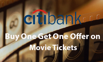 CITI Bank - Buy 1 Get 1 Ticket Free + 10% Instant GoPaisa CashBack