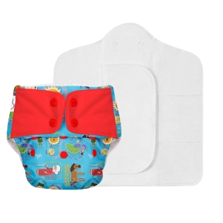 Get 26% off on Freesize Washable & Reusable waterproof Adjustable cloth diaper for babies