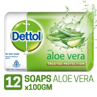 Dettol Aloe Vera Shop Pack of 12 just Rs.304 + 10% Coupon at Amazon