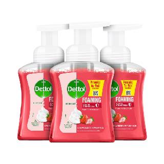 (Pack of 3) Dettol Foaming Handwash 250 ml at Rs 251 (Apply 25% Coupon)