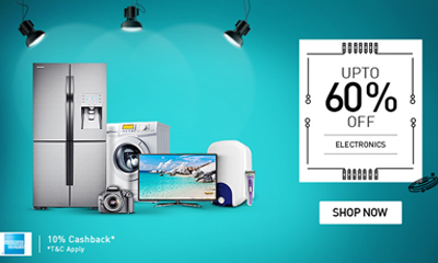 Diwali Sale - Upto 60% Off On Electronics + Bank Offers