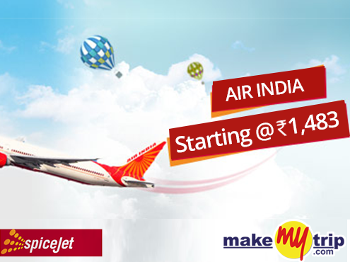 Domestic Flight Booking Starting At Rs.1483