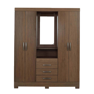 Lowest Price Offer: Pepperfry 4 Door Wardrobe @9999