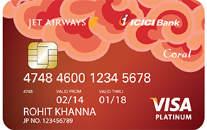 Apply ICICI Bank Jet Airways Coral Credit Card Online
