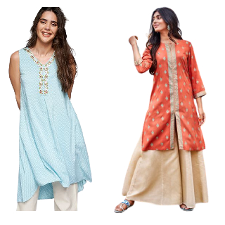 Women's Dresses Starting at Rs.350 only on Global Desi + Free Home Delivery