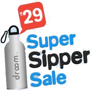Droom Sipper Bottle Sale: Get Sipper Bottle at Rs.29 in Upcoming Flash Sale