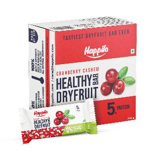 (Pack of 6) Happilo Cashews Healthy Dry Fruit Bar at Rs 210, After Using Coupon Code (BBB50)