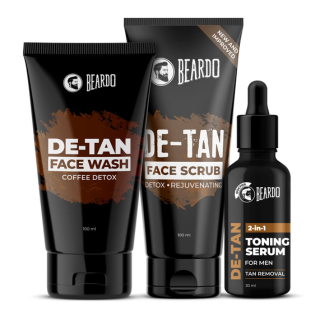 Free  Face Wash - Beardo De-Tan Skin Care Trio At Just Rs.559 | Coupon - "BEARDO20"