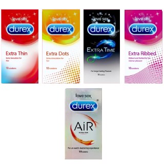 Flat 20% Off on Durex All Variants Condoms (Pack of 5)