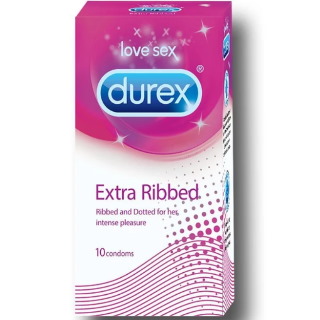 Flat 10% off on Durex Condoms, Extra Ribbed- 10 condoms