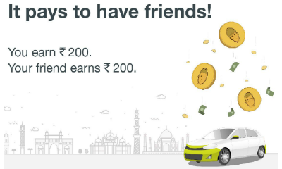 Earn Ola Money by Referring Friends
