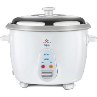 Bajaj Majesty New RCX 5 Electric Rice Cooker  (1.8 L, White)