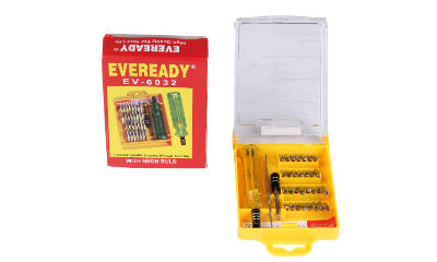 Eveready 33 in 1 Screw Driver Set with Neon Bulb