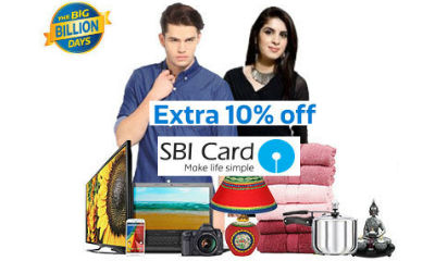 Extra 10% Off Using SBI Credit / Debit Cards