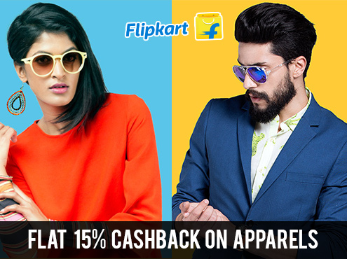 Extra 15% Cashback on Fashion and Lifestyle Categories