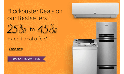 Extra 25%  to 45% Off on Large Appliances + Free GV
