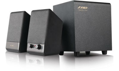 F&D F313U Wired Laptop/Desktop Speaker (Black, 2.1 Channel)