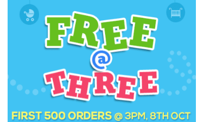 First 500 Orders Free At 3 PM - Firstcry
