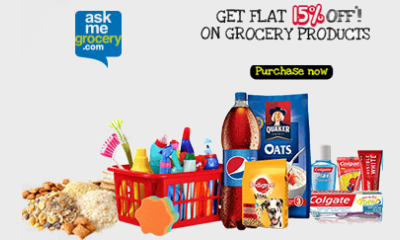 Flat 15% Off on All Grocery Products + 10% CB Via Mobikwik