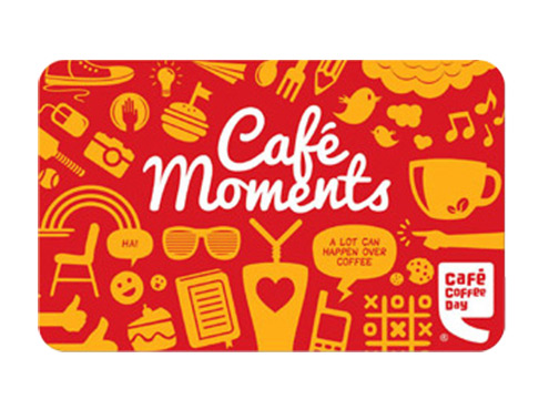Flat 10% Off on Cafe Coffee Day Brand Gift Cards