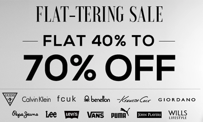 Flat 40-70% Off On Top Brands