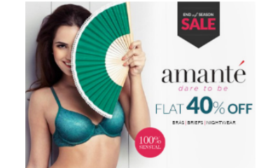 Flat 40% Off On Amante Seamless & Luxurious Product