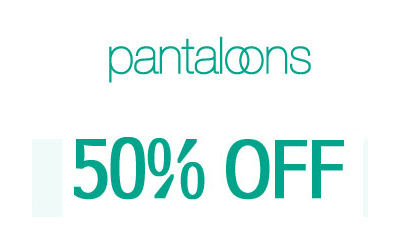 Flat 50% Off + 30% Paytm Cashback on Pantaloons Store