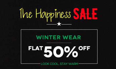 Flat 50% Off On Winter Wear Collection