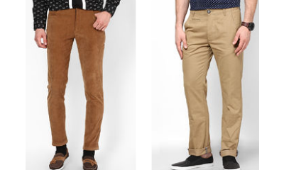 Flat 60% off on Branded Casual Trousers