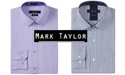 Flat 60% Off on Mark Taylor Men's Formal Shirts