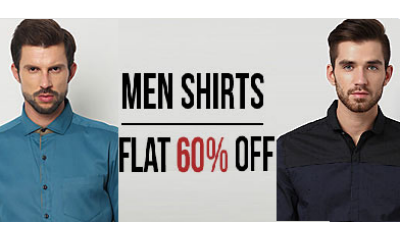 Flat 60% Off On Men Shirts