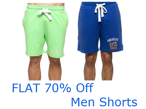 Flat 70% Off on Mens Branded Shorts For Summer