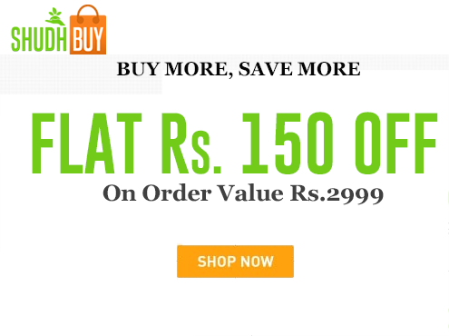 Flat Rs.150 Off On Order Value Rs.2999