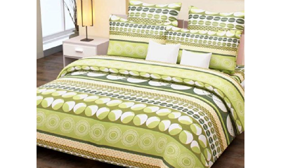 Flat Rs.449 Home Candy Cotton Double Bedsheet+2 Pillow