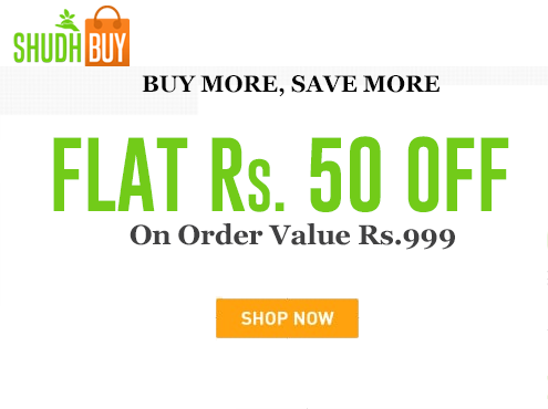 Flat Rs.50 Off On Order Value Rs.999