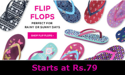 Flip Flops starts at Rs.79
