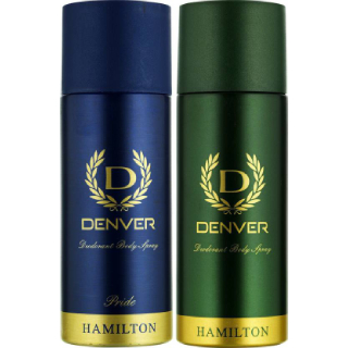 45% Off - Denver Deodorant Spray - For Men  (400ml, Pack of 2)