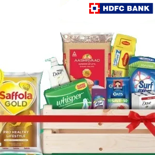 Flipkart Grocery at Upto 60% off + Extra 5% cashback with HDFC Bank Debit Cards