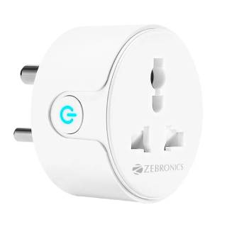 ZEBRONICS ZEB-SP110 10A Smart Plug at Just Rs.399 + Extra Bank Discount