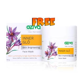 Oziva Free Inner Glo Face Mask on orders above Rs 549 (Code: SKINGLOW)